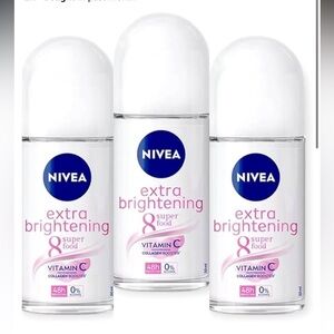 Nivea Deodorant Whitening Extra Care 48h Roll-on 50 Ml Pack of 3